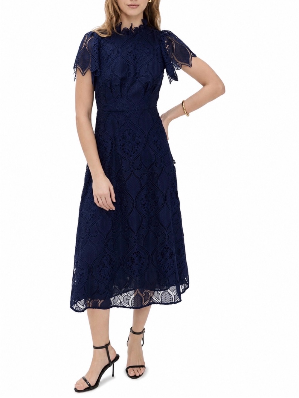 SHOSHANNA norma dress in navy